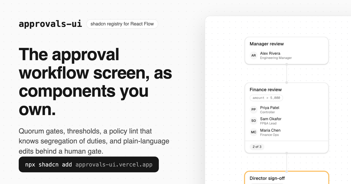 @approvals-ui preview